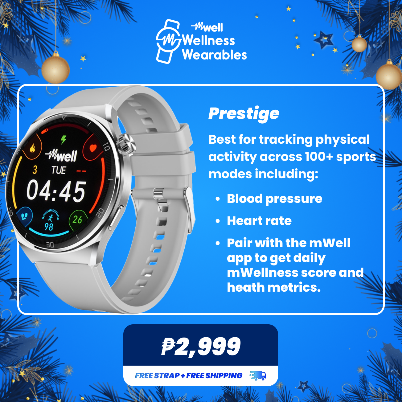 mWell Prestige Smartwatch