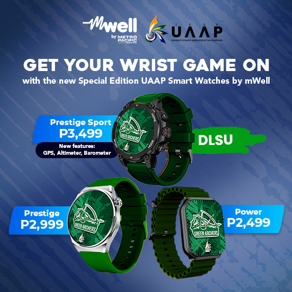 DLSU Prestige Sport Smartwatch – mWell